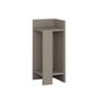 Hanah Home Right Mesilla de noche, 25x60x27 cm, Moca Claro